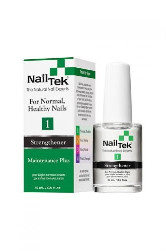 Nail Tek Maintenance Plus 1 Nail Strengthener For Normal, Healthy Nails (15ml/0.5oz)