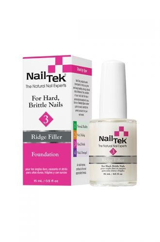 Nail Tek Foundation 3 Ridge Filler For Hard, Brittle Nails (15ml/0.5oz)