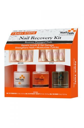 Nail Tek Restore Damaged Nails Kit (3 x 15ml pcs)