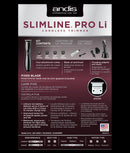 Andis Slimline Pro Li Cordless T-Blade Trimmer - Black (32475)