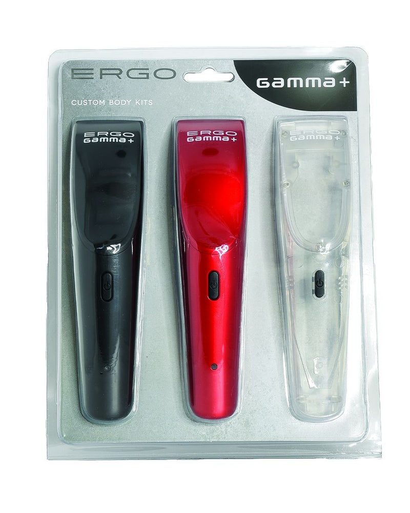 Gamma+ Spare Lids for Gamma Ergo Clipper - Matte Black, Metallic Red, & Clear