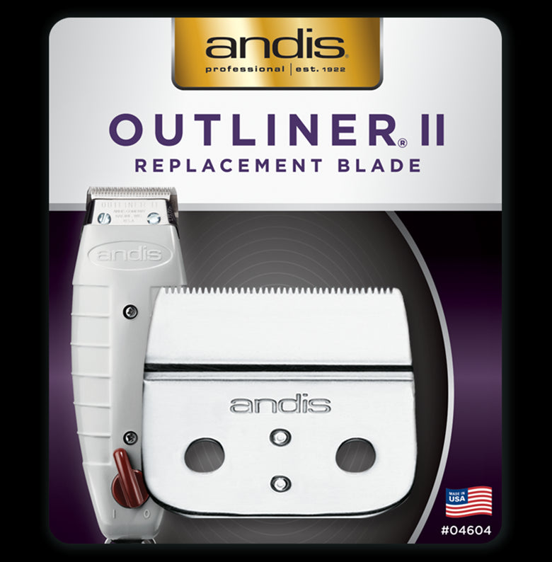 Andis Outliner II Carbon-Steel Replacement Blade (04604)