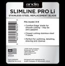 Andis Slimline Pro Li Trimmer Stainless Steel Replacement Blade (32225)