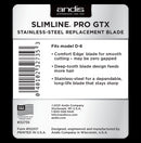 Andis Slimline Pro GTX Wide Stainless Steel Replacement Blade (32735)