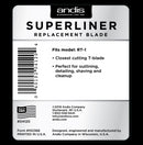 Andis Superliner Carbon Steel Close Cutting T-Blade (04120)