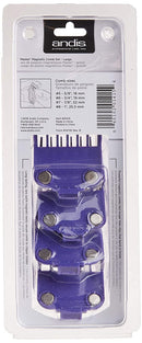 Andis Master Dual Magnet Large 4 Piece Comb Set - Purple (01415)
