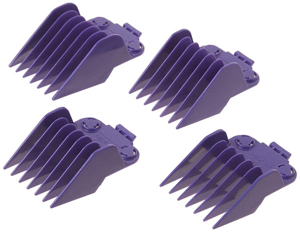 Andis Master Dual Magnet Large 4 Piece Comb Set - Purple (01415)