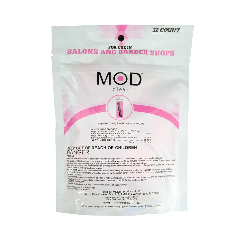 MOD Clean Eco-Friendly Salon & Barbershop Disinfectant, Fungicide & Vi