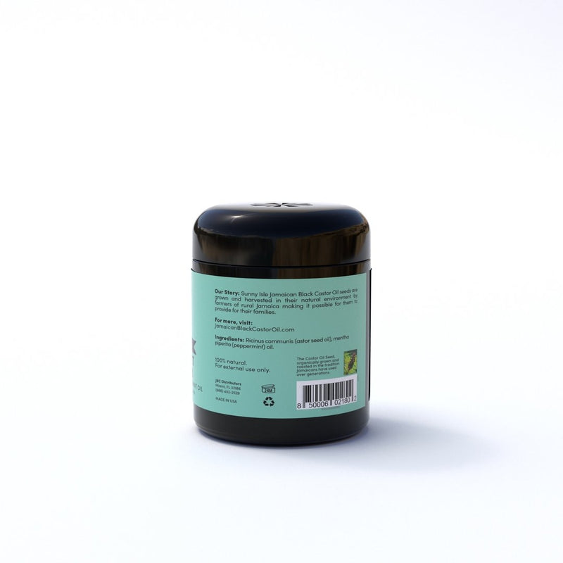 Sunny Isle Jamaican Black Castor Oil Pure Butter Infused with 100% Pure Peppermint Oil