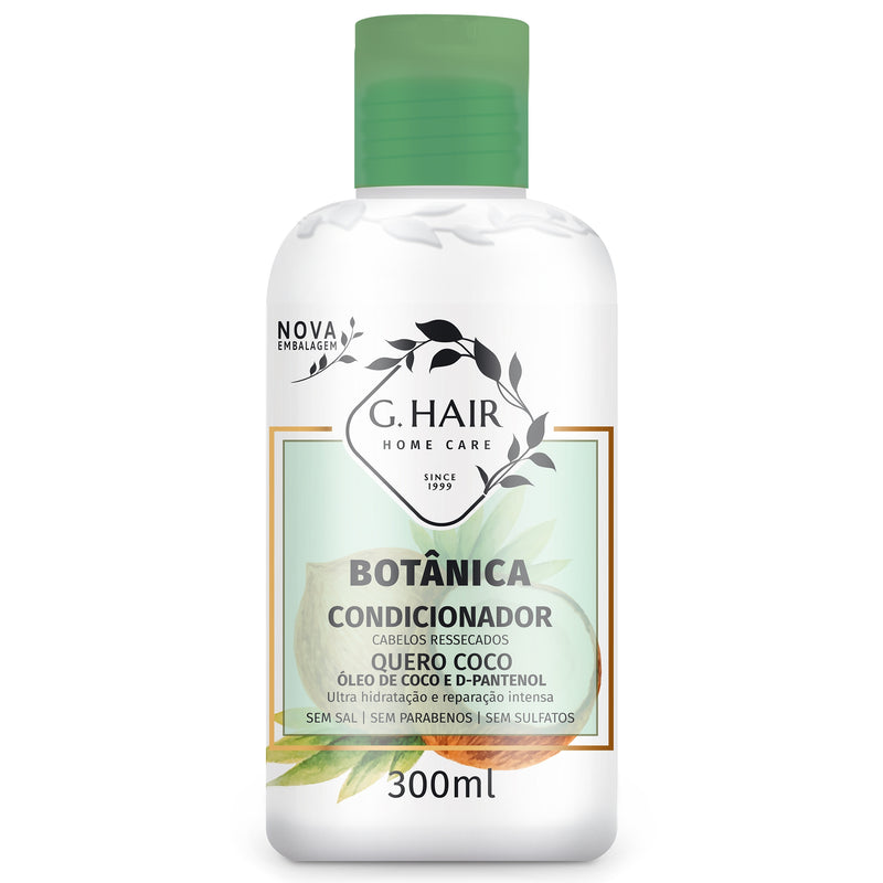 G.HAIR Botanica Coconut Oil & D-Panthenol Conditioner or Dry Hair 300m