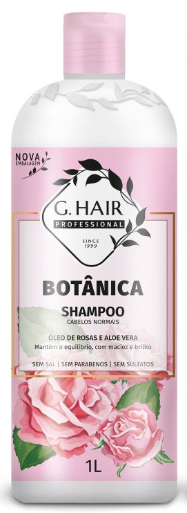 G.HAIR Botanica Rose Oil & Aloe Vera Shampoo for Mixed Hair (300ml/10.4oz)