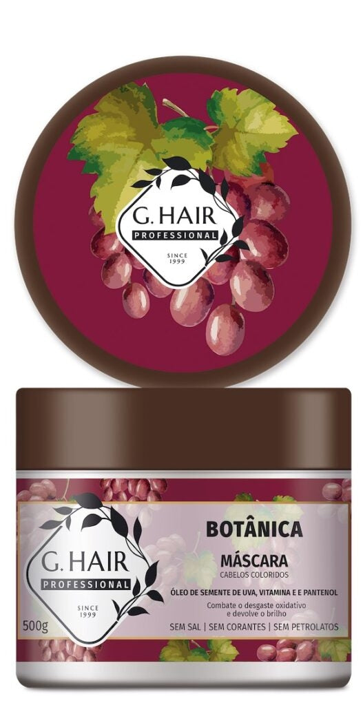 G.HAIR Botanica Grape Seed Oil & Vitamin E Mask for Colored Hair 500g