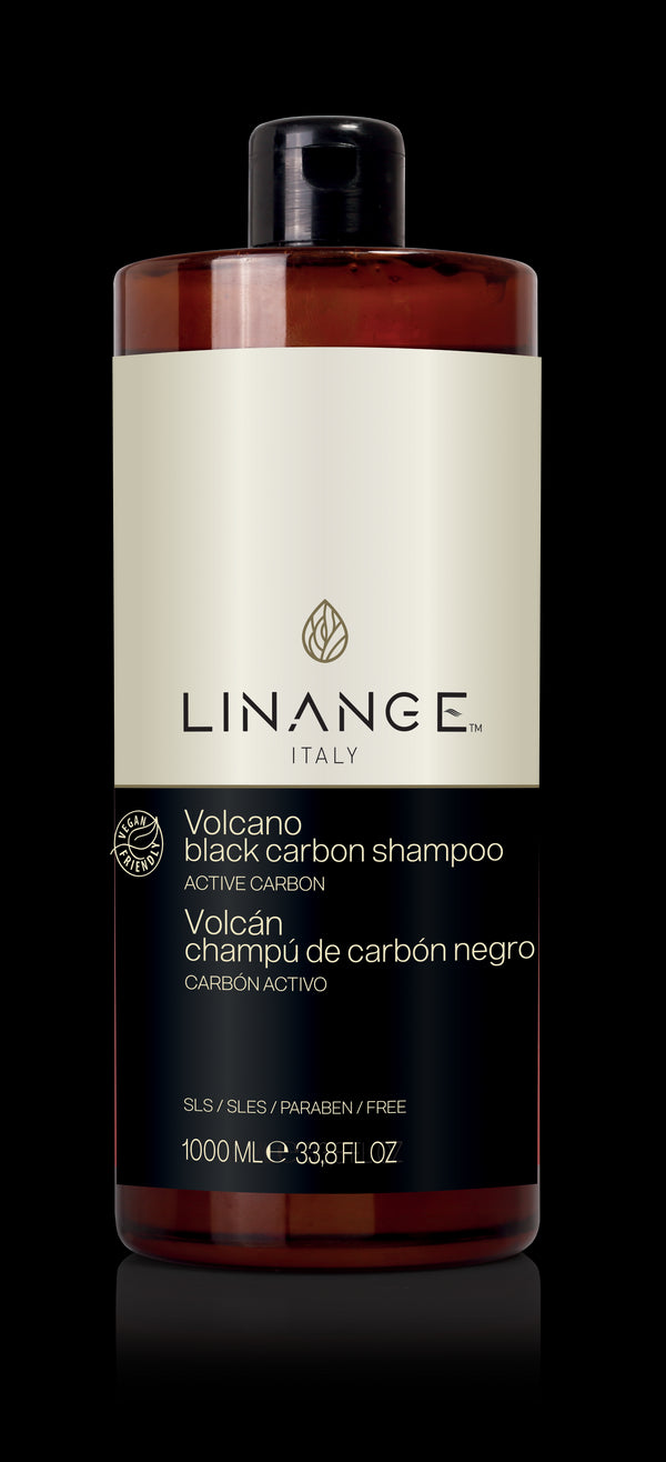 Linange Volcano Black Carbon Vegan Shampoo