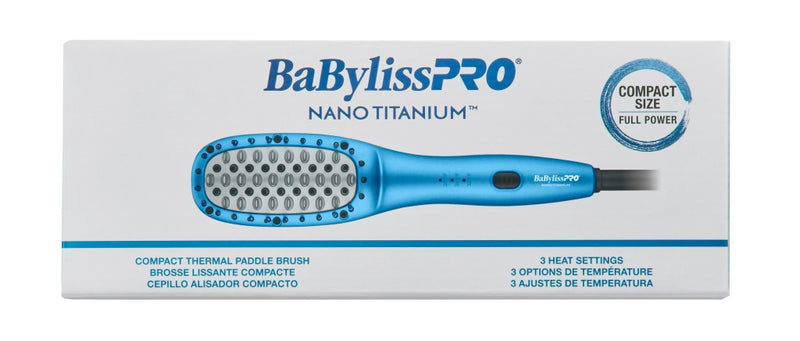 BaByliss PRO Nano Titanium Compact Thermal Paddle Brush (BNTPB2UC)