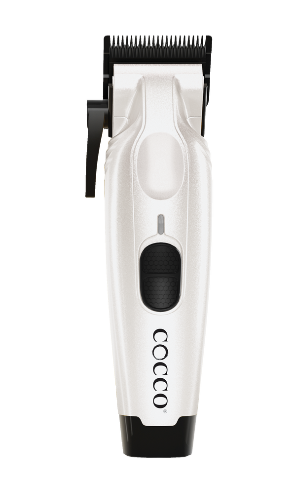 Cocco Veloce Pro Cordless Clipper w/ Digital Gap Ambassador Graphene Taper Blade - White (CVPC) [OPEN BOX]