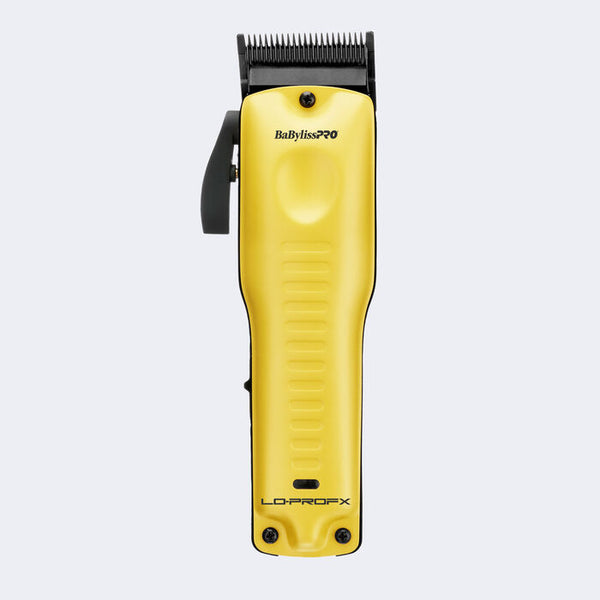 BaBylissPRO Yellow Lo-Pro FX Cordless Clipper - Limited Edition Influencer Collection - Andy Authentic (FX825YI)