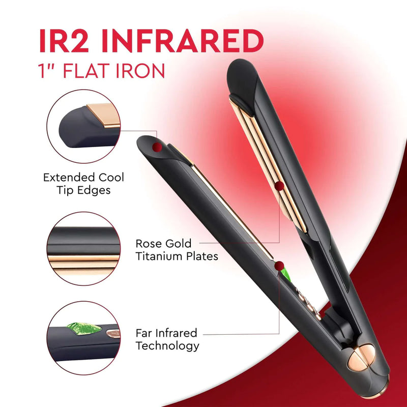Ionic infrared top flat iron