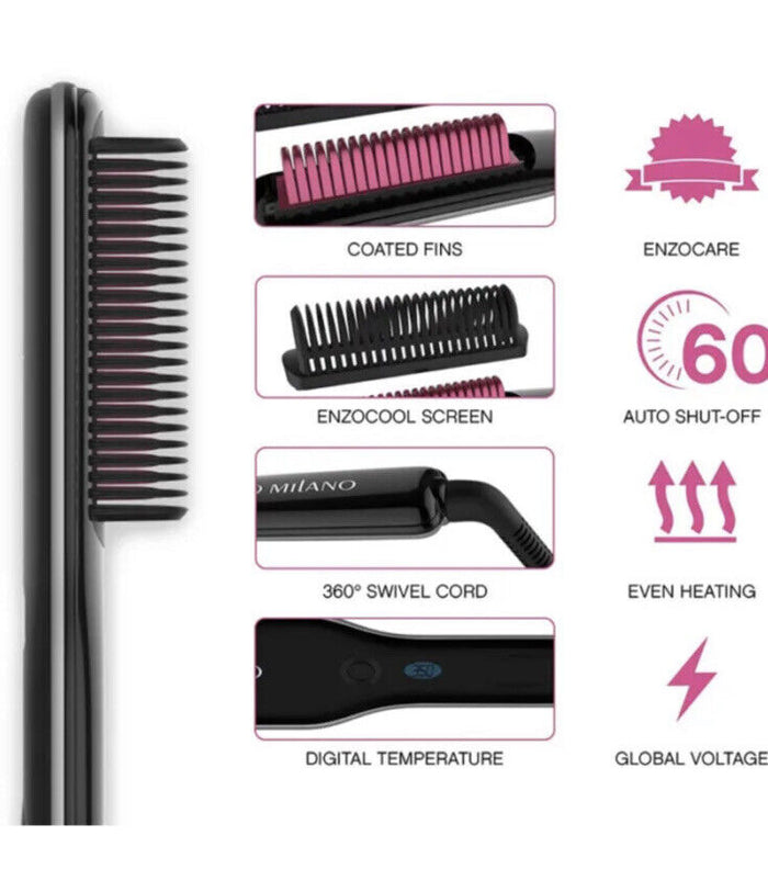 Enzo milano straightening comb best sale